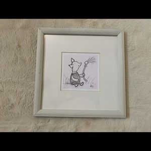 COPY - Vintage Classic Piglet pencil sketch drawing